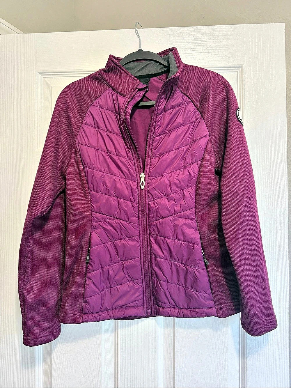 Spyder Nova Full Zip Hybrid Jacket Purple Medium
